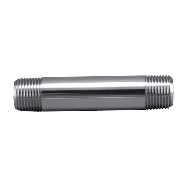 Plumb Pak 3/8 in. IPS in. X 3/8 in. D IPS Polished Chrome Brass Pipe Nipple 3 in. L